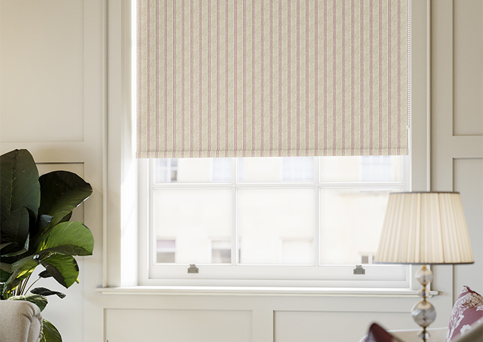 Emily Bond George Stripe Print, Red - Roller Blind - Image 5